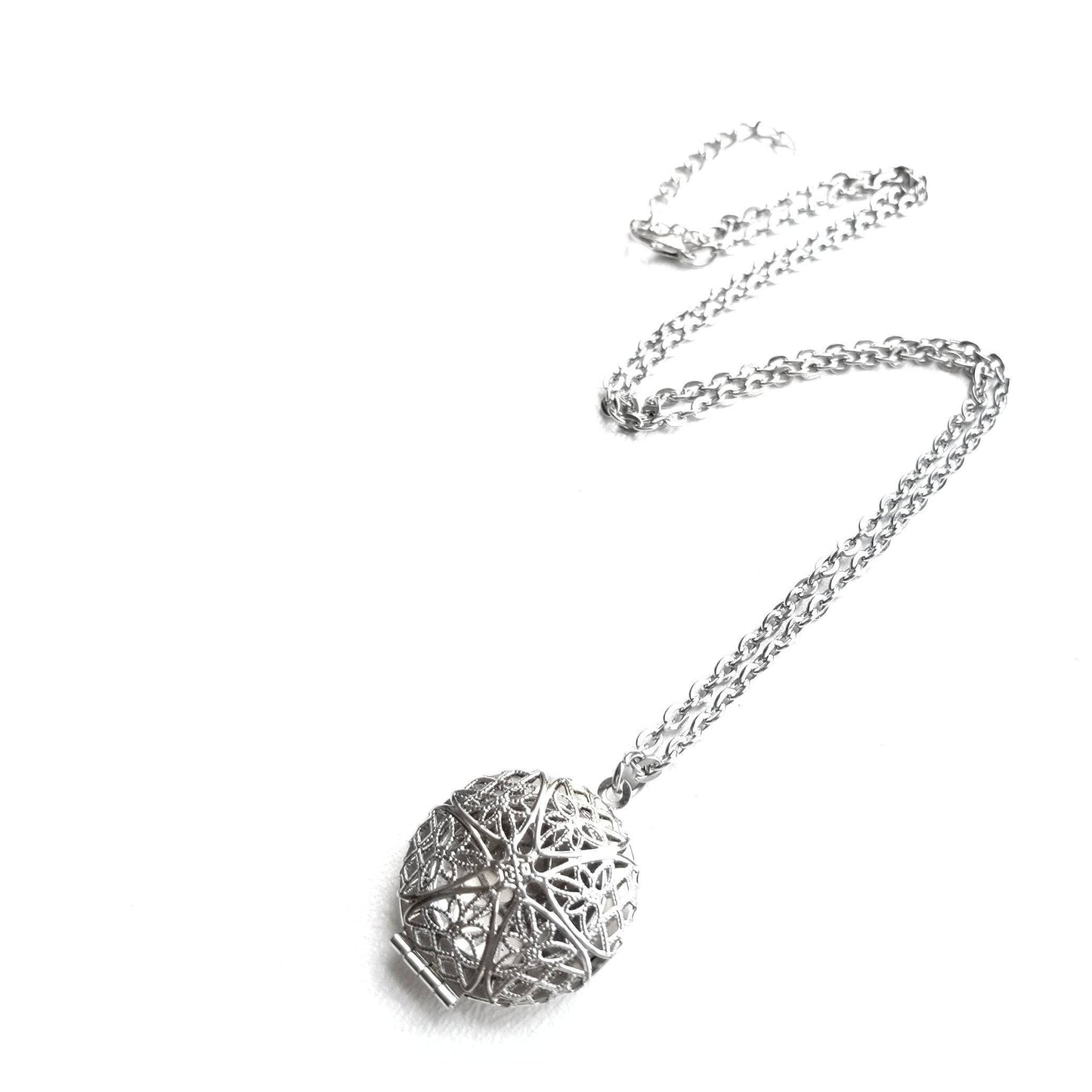 Classic Diffuser Locket Essential Oil Necklace
