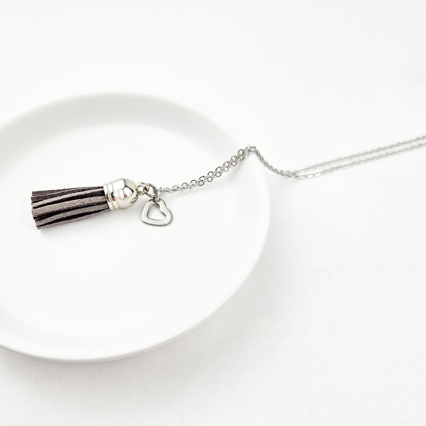 Child&#39;s Tassel + Charm Essential Oil Diffuser Necklace
